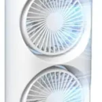 Portable Double-End Spray Fan – USB Rechargeable Mini Desk Cooler 500 mm Exhaust Fan  (Multicolor)