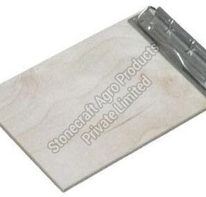 Plain White Exam Wooden Clip Board