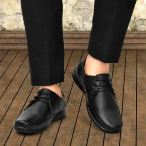 WUGO::Latest Fashionable Men Formal Shoes|Black Derby Shoes|Office Shoes For Men's & Boys - Black