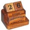 Wooden Desk Calendar
