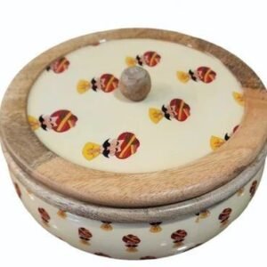Wooden Printed Casserole/piece