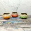 Multi Glaze Round Ceramic Bonsai Planters