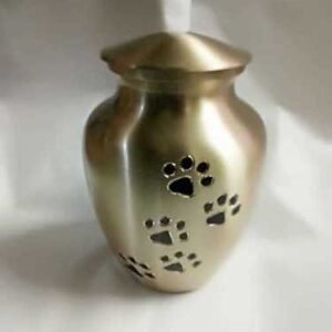 Yellow Light 5 Inches Brass Urns