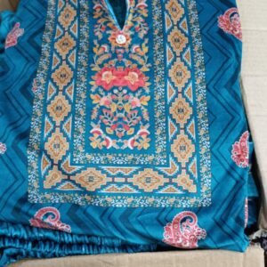 Ladies Woolen Wear Kurti Suit And Palazzo