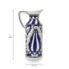 Blue Pottery Khurja Ceramic Bottle Containers