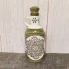 Khurja Pottery Handpainted Ceramic Oil Container Bottle