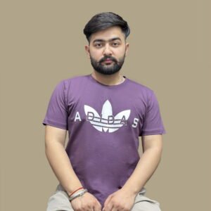 Men’s Branded Printed T-Shirt Round Neck Half Sleeve