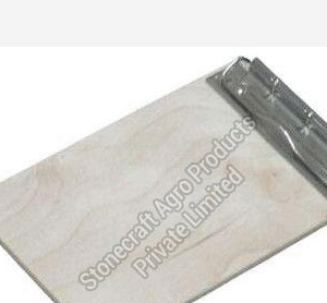 Plain White Exam Wooden Clip Board