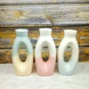 Dual Shade Multicolor Ceramic Flower Vase