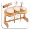 Kids Bongo Wooden Drum Set