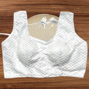 White Sleevless Blouse For Women