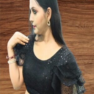 Black Butterfly Blouse For Women