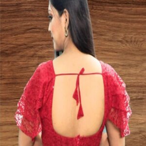 Red Butterfly Blouse For Women