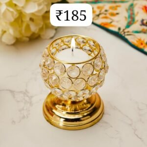 Crystal Ball Candle Holder