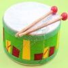 Kids Green Musical Drum Toy