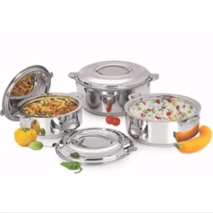 Stainless Steel Hot Pot 3 Piece Set