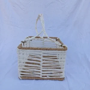 Metal gift hamper rectangle basket/piece