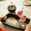 Floral Wooden Serving Tray