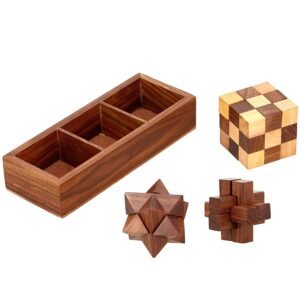 Wooden Puzzles (2D & 3D)