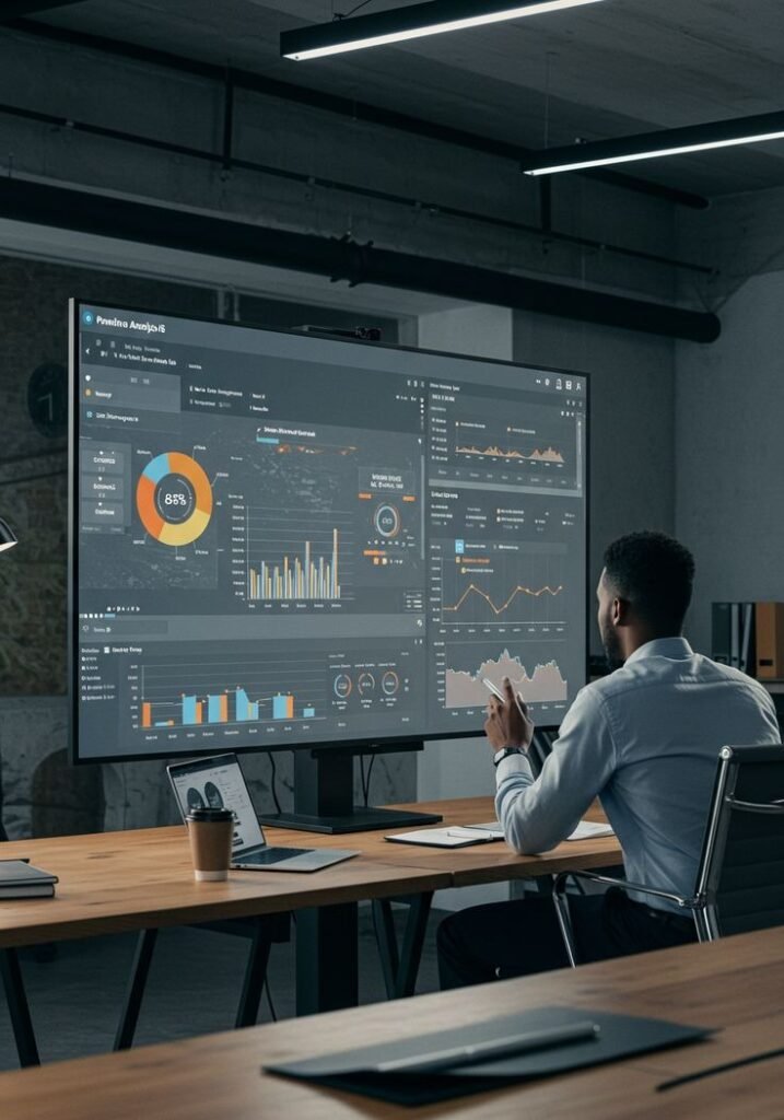 Dashboard of the vendors 