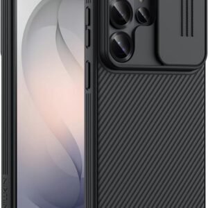 Nilkin® Classic Series for Samsung S26 Ultra Case with Camera Cover, [Camera Lens Protector] [Scratch-Resistant] [360 Full Protection] Shockproof Slim Phone Case (Black, S26Ultra)