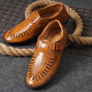 WUGO::Latest Classic Roman Style Men’s Sandals | Durable Outdoor & Daily Wear Sandals | Comfortable Summer Casual Footwear