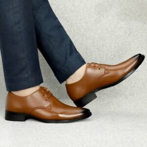 WUGO::Latest Trendy Men Formal Shoes |Tan Derby Shoes| Office Shoes For Men's & Boys