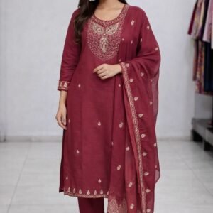 Simora Fashion Embroidery Party Wear With Pant And Dupatta