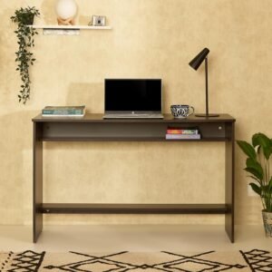 Green Soul Seine Study Table for Home, 4ft Wide, Compact Design, Under-Desk Storage Shelf, IS-3087 Engineered Wood, Computer/Writing Desk Adults & Students, Wenge, 3 Year Warranty