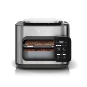 Ninja Combi 14-in-1 Multi-Cooker Air Fryer Oven (12.5L) – HyperSteam & Air Fry Technology, Cooks 3-Part Family Meals in 15 Mins, Healthy Oil-Free Cooking, Digital Display, Stainless Steel Cavity